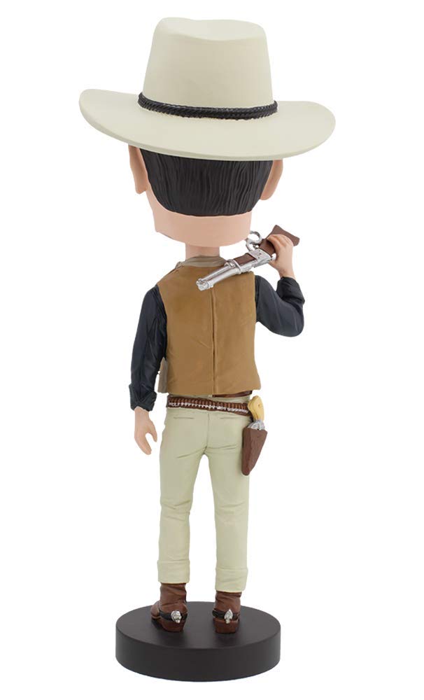Royal Bobbles John Wayne Cowboy Collectible Bobblehead Statue