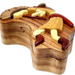 Angel, Handcrafted Wooden Puzzle Box, All Natural Intarsia Wood Art, Secret Compartment with Key