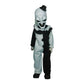 Mezco Terrifier - Living Dead Doll 10.5-Inch Art The Clown Doll with New Head Sculpt, Pom-Pom and Ruffle Detailing Black-and-White Costume, and