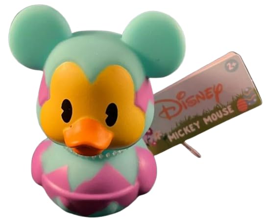 Just Play, Easter Mickey Mouse Rubber Duck Bath Toy, 3 Inches