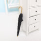2 Pcs Black 1:12 Dollhouse Miniature Umbrella,Mini Cloth Umbrella Doll House Dollhouse Mini Furniture Decorative Accessories,Doll Umbrella,Dollhouse