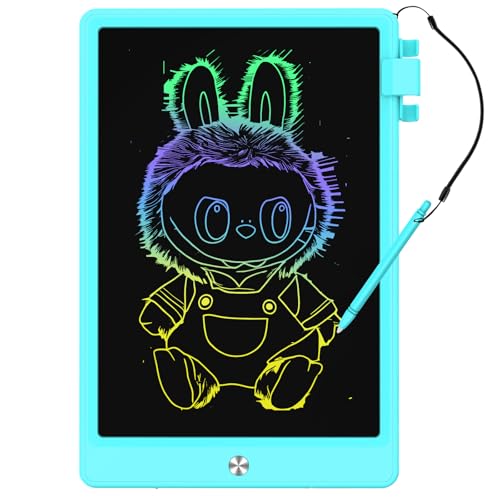 CHAFEGY 10.5 Inch LCD Writing Tablet for Kids, Colorful Toddler Doodle Board - Erasable Drawing Pad, Educational Learning Toy for Ages 3-8