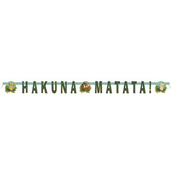 Lion King Hakuna Matata Jointed Banner | 5.63 Ft | 1 Pc