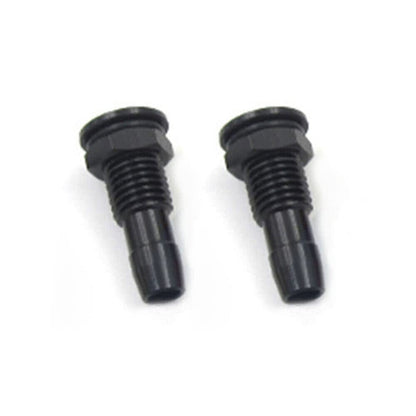 TEAMWILL 2PCS M6 / M8 Water Outlet Motor Cooling Water Nipple Nozzle for RC Boat Marine (M8 Black)