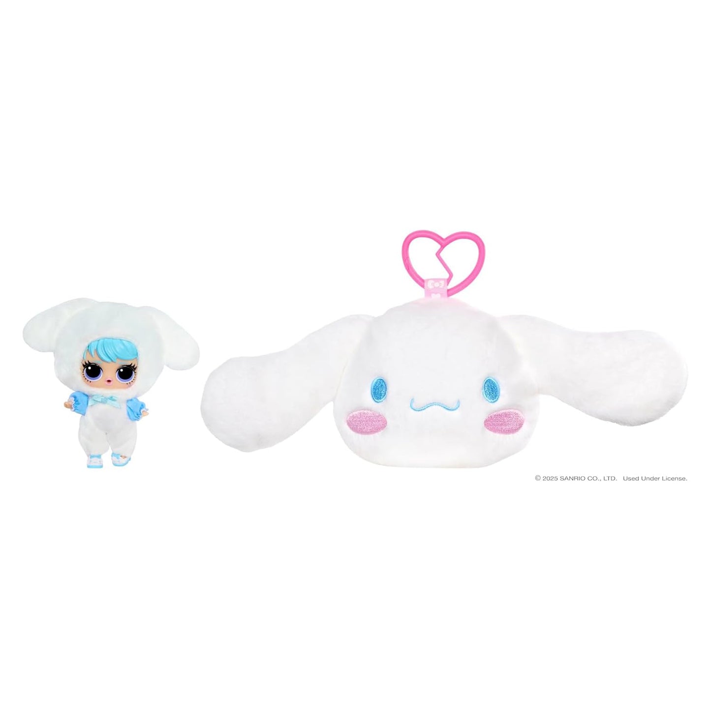 LOL Surprise Loves Hello Kitty and Friends Reversible Plush - Blind Plush with Matching Tot, Sanrio Characters, On-The-Go Play, 5 Surprises, 6