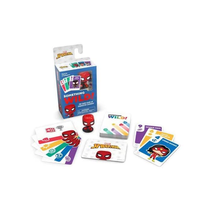 Funko Something Wild! Marvel Spider-Man with Pocket Pop! Card Game for 2-4 Players Ages 6 and Up