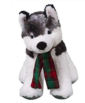 Stuffems Toy Shop Make Your Own Stuffed Animal Mini 8 Inch Klondike the Husky Kit - No Sewing Required!