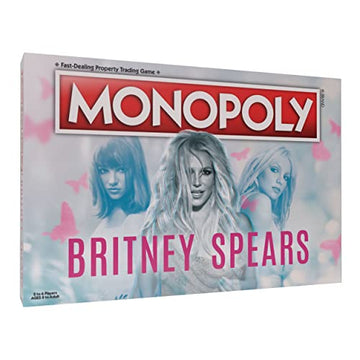 Monopoly: Britney Spears Board Game, Collector’s Edition Celebrating Music Pop Icon, Officially Licensed Britney Spears Merchandise