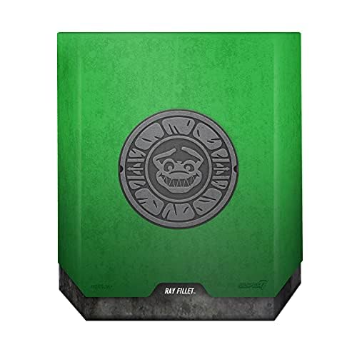 Super7 ULTIMATES! Teenage Mutant Ninja Turtles Ray Fillet - 7" TMNT Action Figure with Accessories Classic Cartoon Collectibles and Retro Toys