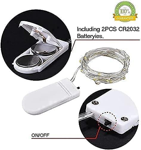Warm White Led Balloons 6set Light up Balloons Clear Bobo Balloons with String Lights for Party, Birthday, Anniversary, Wedding (Warm White)
