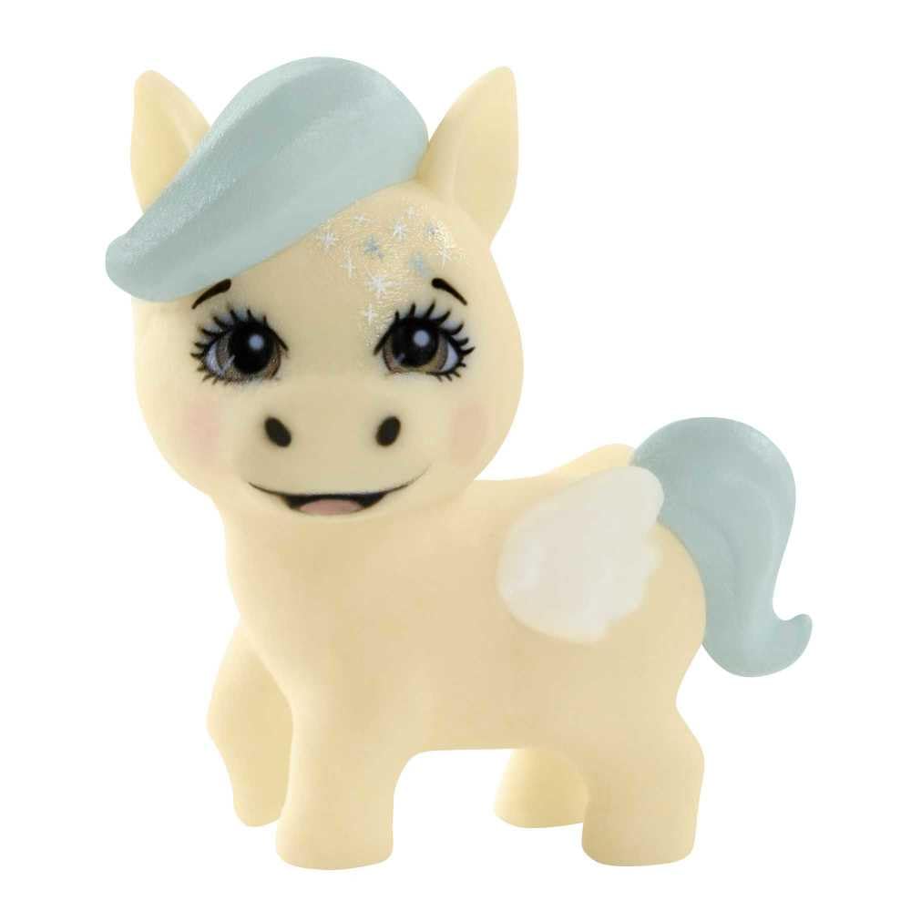 Enchantimals Paolina Pegasus Doll (6-in/15.2-cm) & Wingley Animal Friend Figure from Royals Collection, Small Doll with Removable Skirt and