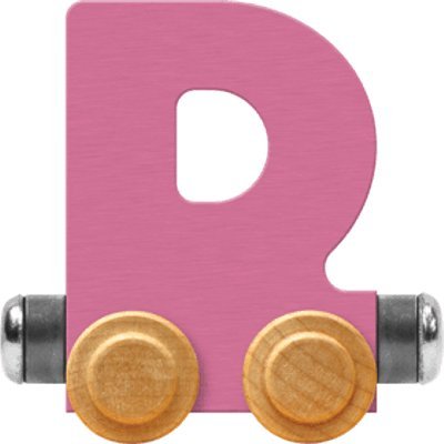 NameTrain Pastel Letter Car D - Made in USA