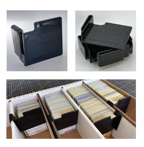 SIDEKICK Mini Card Box Divider (10-Pack) Trading/Gaming/Baseball Card Storage Box Divider Protect What You Collect - Proudly Made in the USA