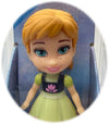 Amarina Packed in Clear Box for Gift Frozen Mini Poseable 3.5 inches Doll Choose from All 14 Style Frozen Characters (Anna Green)