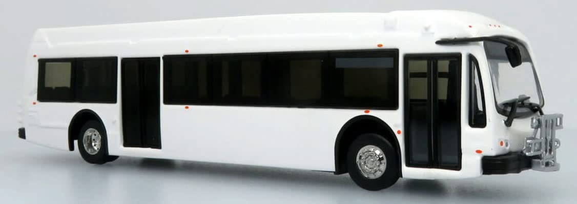 Iconic Replicas Proterra Catalyst ZX5 Diecast Bus Blank/White Transit Bus & Ready for Your own customizations! 1:87-HO Scale New in The Box