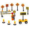 Building Toys 2 Lane Main Road Traffic Light City Town Village Street Stop Sign Bus Stop Post Box Road Sign Compatible with All Major Brick Brands