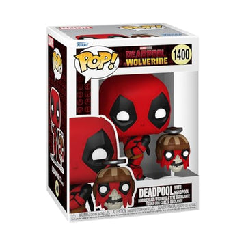 Funko Pop! & Buddy: Deadpool & Wolverine - Deadpool with Headpool - Collectable Vinyl Figure - Gift Idea - Official Merchandise - for Kids & Adults