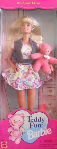 Barbie - Teddy Fun Barbie Doll - Hills Special Edition - 1996 Mattel