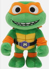 Mattel Teenage Mutant Ninja Turtles: Mutant Mayhem Michelangelo Plush Toy, 8 Inch Orange Masked Soft Doll of TMNT Movie Character Michelangelo TMNT