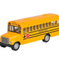 Rhode Island Novelty 5 Inch Die Cast School Bus with Pull-Back Action, 2 Per Order