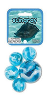 Stingray Marble NET - 24 Player Marbles & 1 Shooter Marble
