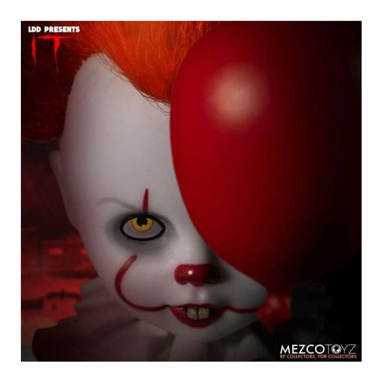 Mezco Toyz Living Dead Dolls IT Pennywise Clown 10-Inch Tall New Standard Version