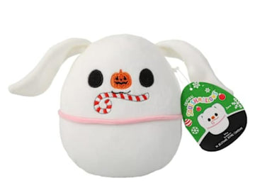 Squishmallows Nightmare Before Christmas Zero with Candy Cane, 6.5 Inch Plush