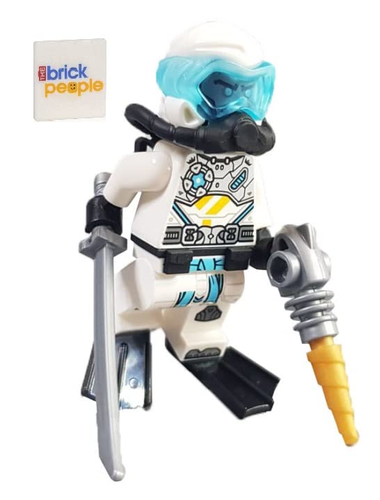 LEGO Ninjago: Zane Seabound in Scuba Gear with Drill Gun and Katana