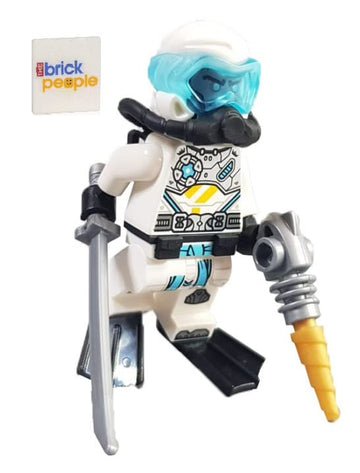 LEGO Ninjago: Zane Seabound in Scuba Gear with Drill Gun and Katana