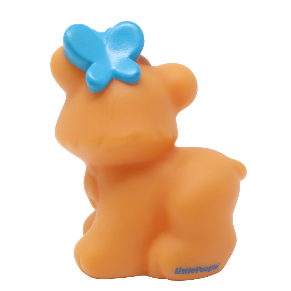 Fisher-Price Replacement Part for Collectible Little People Noah's Ark, Zoo or Safari Playset H9182 - Replacement Lion Cub Figure with Blue Butterfly