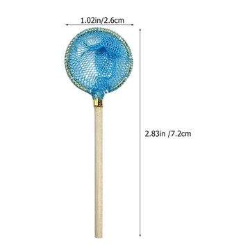 2Pcs 1/12 Miniature Fishing Nets Dollhouse Decoration Accessories, DIY Doll House Kit
