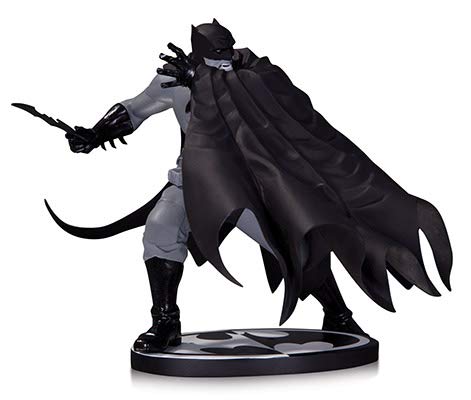DC Batman Black & White 7" Statue Figure - Batman By Dave Johnson
