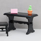 AirAds Dollhouse 1:12 Scale Dollhouse Miniature Furniture Accessory Computer Desk Writing Table (1 White Desk)