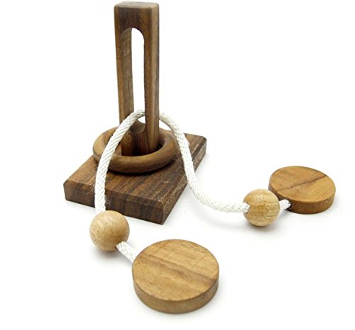 Oliver String Wooden Puzzle Brain Teaser