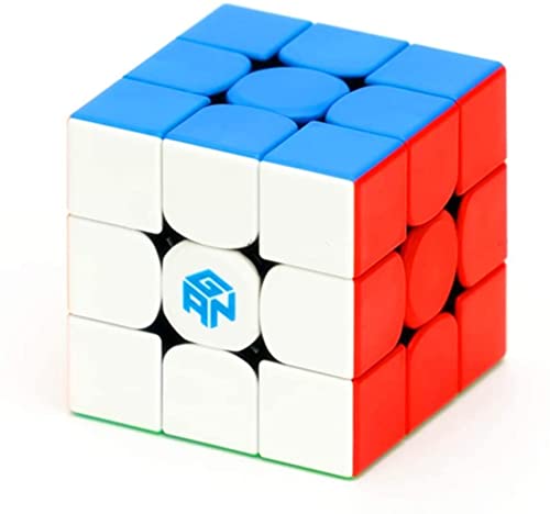 BroMocube Gan 356 M Speed Cube 3x3 Stickerless Puzzle Cube Gan 356M 3x3x3 Magnetic Magic Cube (Standard Version)
