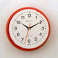 Dollhouse Miniature 1:12 Scale RED Wall Clock #T8453