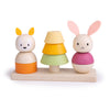 Bigjigs Toys, FSC® Certified Forest Stacking Toy, Wooden Toys, Wooden Stacking Toy, Baby Toys, Toddler Toys, Baby Wooden Toys, Montessori Toys