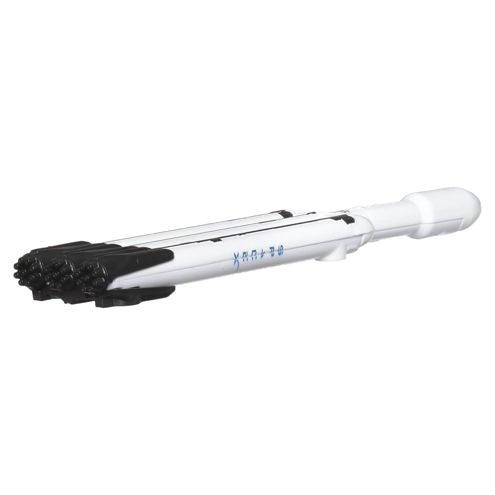 Matchbox Collectible Die-Cast Metal Sky Busters Inspired by SpaceX Falcon Heavy Rocket - HHT44 ~ White Super Heavy Lift Rocket ~ Includes Playmat