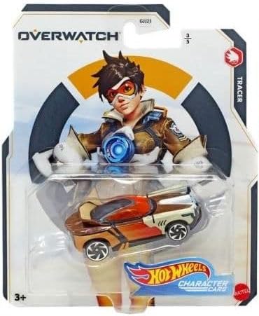 Hot Wheels Overwatch 2020 Character Cars Complete Set of 5 - Genji, D.Va, Tracer, Soldier 76 & Reaper | Licensed Blizzard Collectible | 1:64 Scale