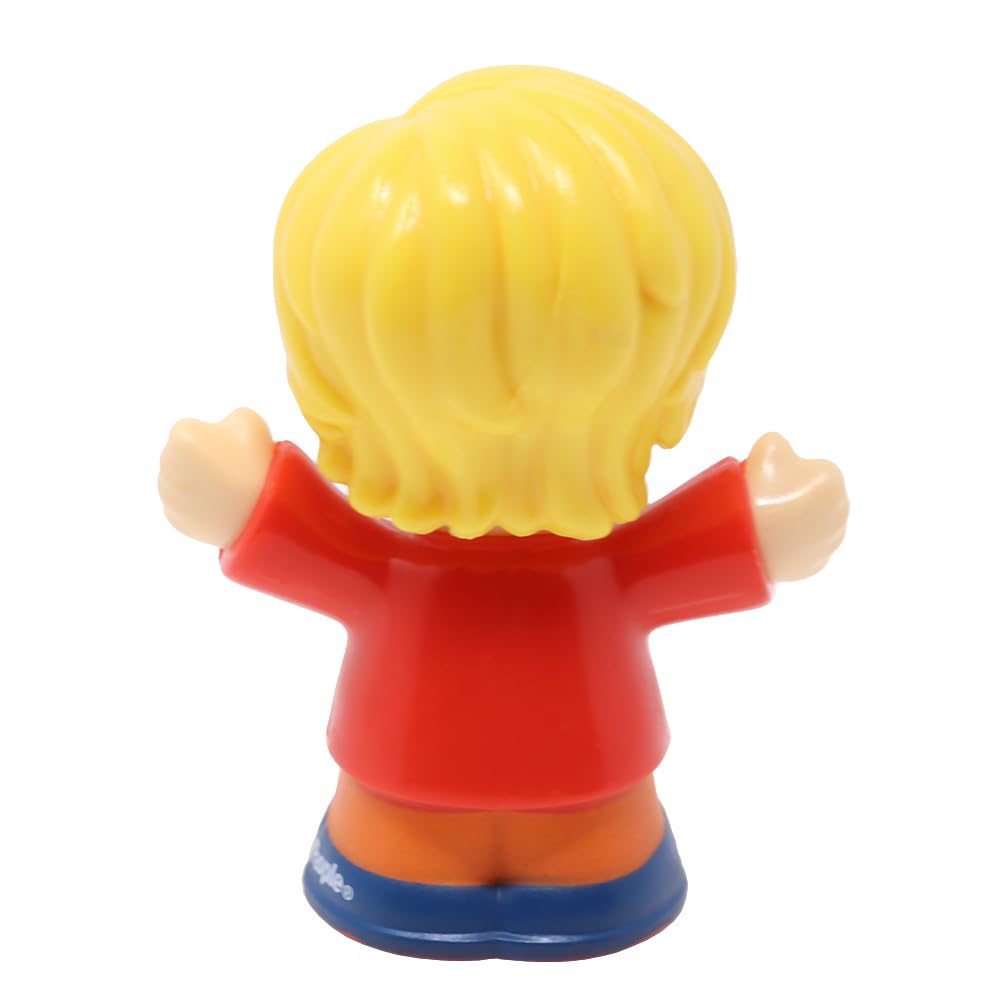 Fisher-Price Replacement Part for Collectible Little People Airport School Zoo Family Dollhouse Playset GWV20 - Replacement Blonde Eddie Figure