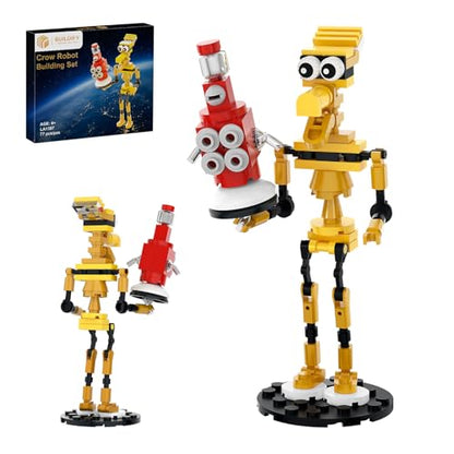 BUILDIFY MSTK3K Crow T. Robot & Tom Servo Building Set, 2 in 1 Mystrey Sciance Theater Crow Robot Cartoon Model Toys, Home Decor Collectible for Fans