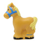 Fisher-Price Replacement Part Little People Caring for Animals Farm Zoo Safari Friends Playset DWC31 and CHJ51 - Replacement Brown Tan Horse Figure
