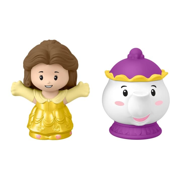 Fisher-Price Little People Disney Princess Toddler Toys Bundle of 6 Figure Packs with Rapunzel, Ariel, Moana, Snow White, and More (Pack of 6)