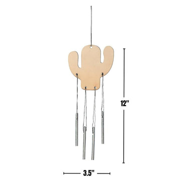 Fun Express Do It Yourself Cactus Wood Wind Chimes - VBS Vacation Bible School Supplies/Decor - Crafts for Kids and Fun Home Activities
