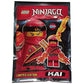LEGO Ninjago: Kai Minifig with Flames and 2 Gold Katana Swords