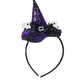 YADIRF 5 Pcs Headband Hairband Mini Pointy Witch Hat Lovely Hair Hoop Bowknot Cosplay For Funny Halloween Cosplay Costume Hair Accessories