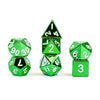 FanRoll 16mm Metal Polyhedral DND Dice Set: Green, Role Playing Game Dice for Dungeons and Dragons