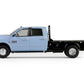 2018 3500 Dually Flatbed Truck Robin’s Egg Blue Dually Drivers Series 16 1/64 Diecast Model Car by Greenlight 46160C