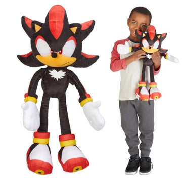 Sonic Shadow The Hedgehog Anime Kids Bedding Super Soft Plush Cuddle Pillow Buddy, One Size, (Officially Licensed Product)