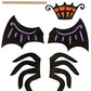 Funiverse Mega Bulk Pack 126 Piece Foam Halloween Pumpkin Decorating Craft Kit Stickers - Makes 16 Pumpkins (Pumpkins Not Included)